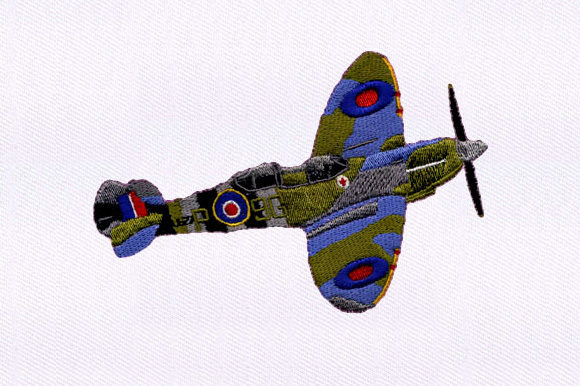 Army Fighter Plane: A Versatile Embroidery Design