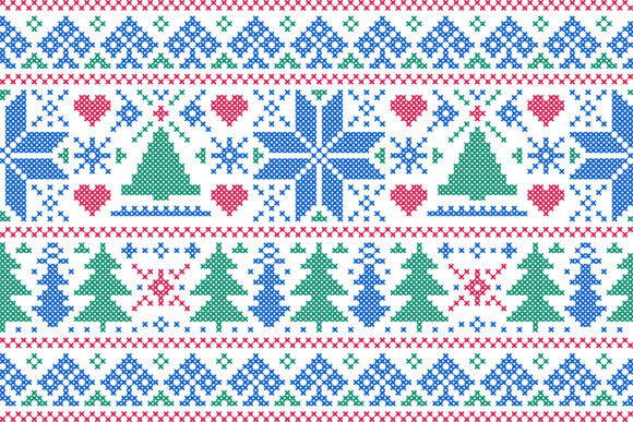 Charming Christmas Nordic Embroidery