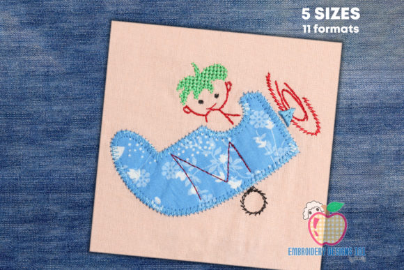 Cute Little Pilot Embroidery for Charming Gifts