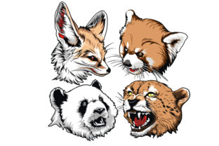 Exploring Animals-Head-design-for-embroidery