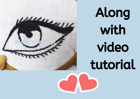 Eye Embroidery Pattern for Creative Projects