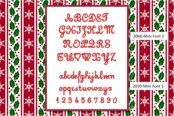 Mini Font 2: A Charming Addition for Custom Embroidery