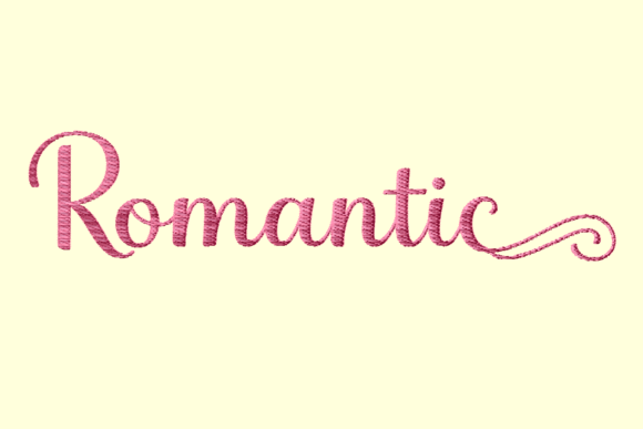 Romantic Quotes Embroidery for Business