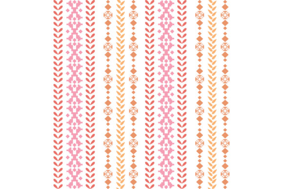 Seamless Abstract Pattern for Embroidery