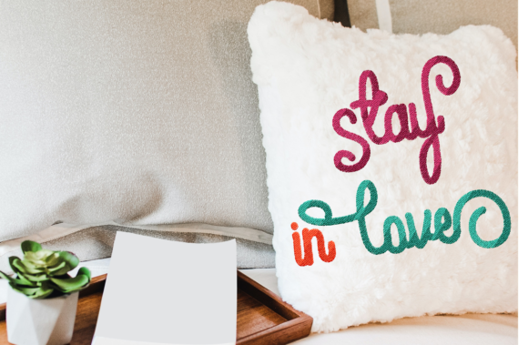 Stay in Love Embroidery Lettering Review