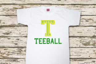 T for Teeball Applique: A Premium Embroidery Design